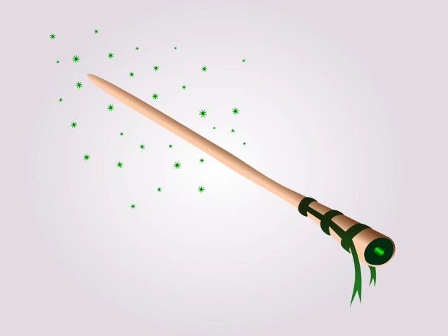 Vareta de pi i pèl d’unicorn, mitjana